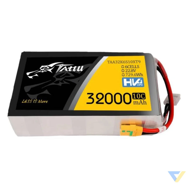 Tattu 32000mAh 22.8V 10C 6S1P Lipo Battery Pack With XT90 S Lithium and NiMH