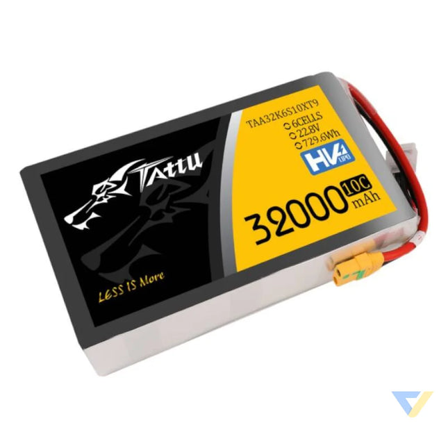 Tattu 32000mAh 22.8V 10C 6S1P Lipo Battery Pack With XT90 S Lithium and NiMH