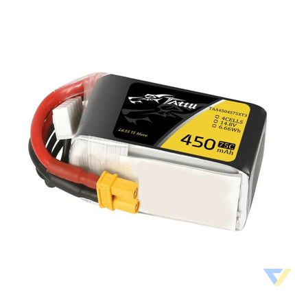 Tattu 450mAh 14.8V 75C 4S1P battery Lithium and NiMH