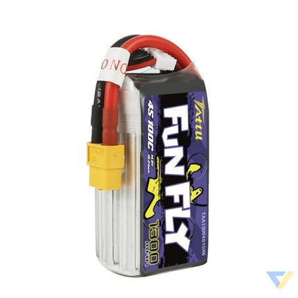 Tattu Funfly 1300mAh 14.8V 100C 4S1P battery Lithium and NiMH