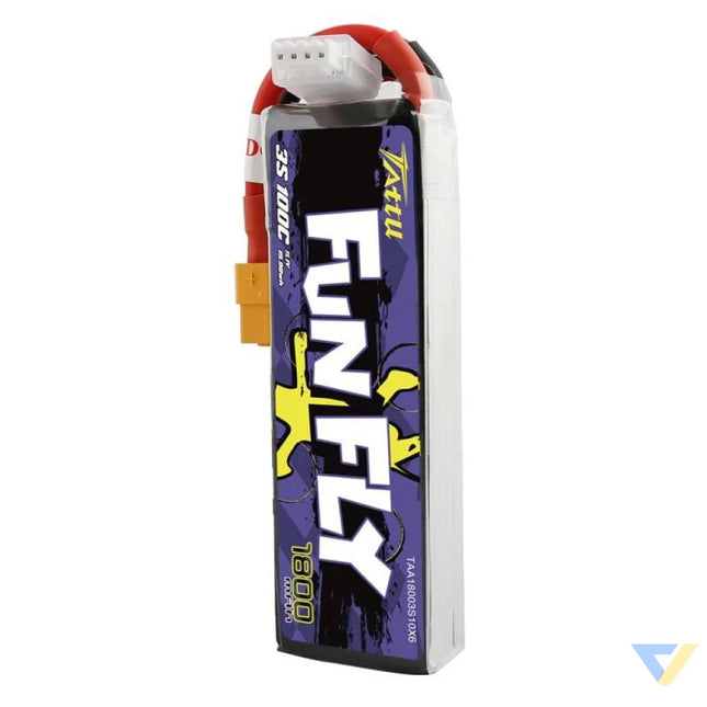 Tattu Funfly 1800mAh 11.1V 100C 3S1P XT60 battery Lithium and NiMH
