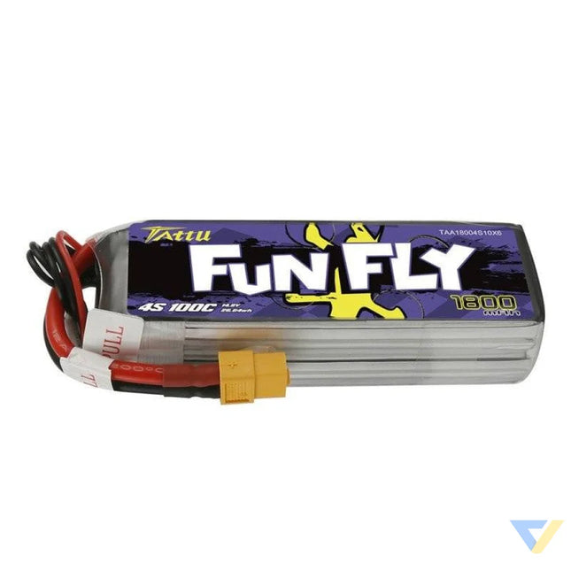 Tattu Funfly 1800mAh 14.8V 100C 4S1P XT60 battery Lithium and NiMH