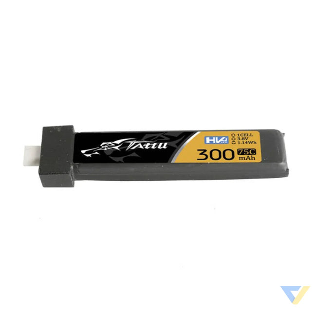 Tattu LiPo 300mAh 3.8V 75C 1S1P HV BT2.0.5 battery (5pcs) Lithium and NiMH