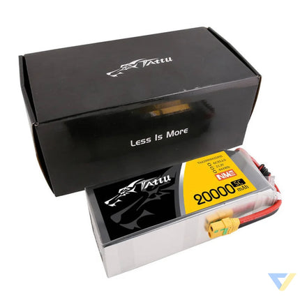 Tattu NMC 20000mAh 22.2V 5C 6S1P Lipo Battery Pack with XT90 S plug Lithium and NiMH