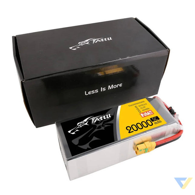 Tattu NMC 20000mAh 22.2V 5C 6S1P Lipo Battery Pack with XT90 S plug Lithium and NiMH