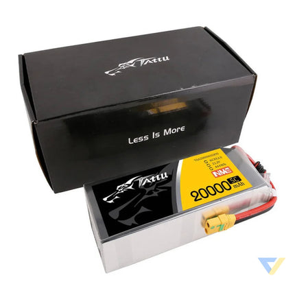 Tattu NMC 20000mAh 22.2V 5C 6S1P Lipo Battery Pack with XT90 S plug Lithium and NiMH