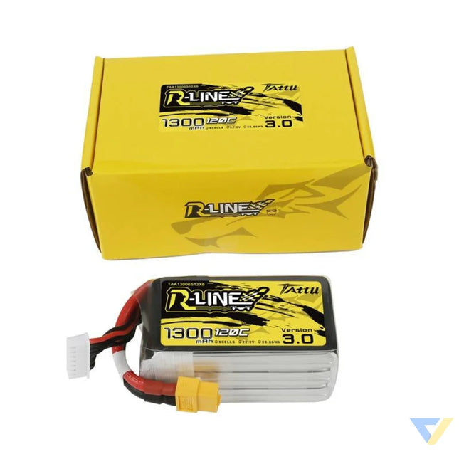 Tattu R Line Version 3.0 1300mAh 22.2V 120C 6S1P XT60 battery Lithium and NiMH