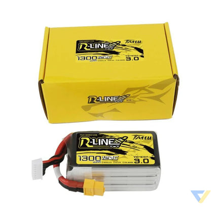 Tattu R Line Version 3.0 1300mAh 22.2V 120C 6S1P XT60 battery Lithium and NiMH