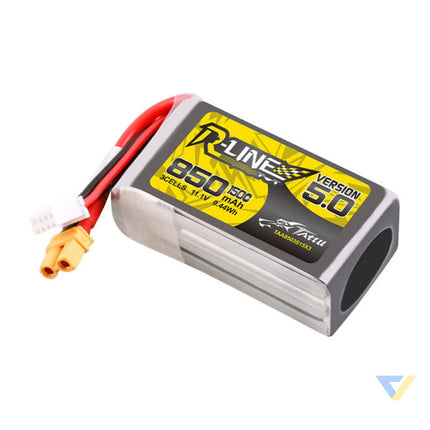 Tattu R Line Wersja 5.0 850mAh 3S 11.1V 150C XT30U F Lithium and NiMH