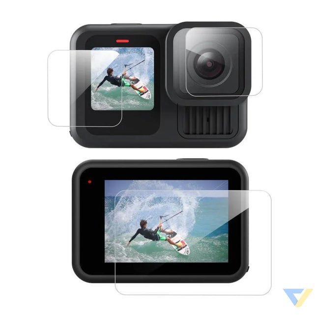 Telesin 3 in 1 Tempered Glass for GoPro Hero 13 Black (S6 FLM 07 TGP) For sports cameras