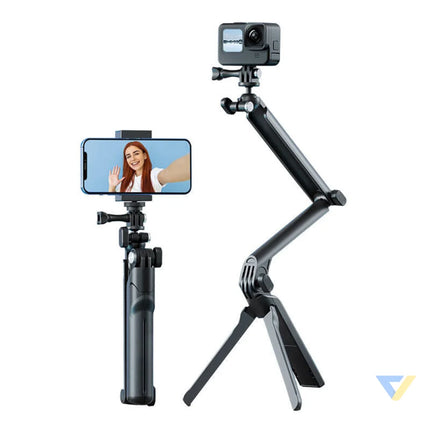 TELESIN 3 Way selfie stick tripod for sports cameras Booms and selfie sticks