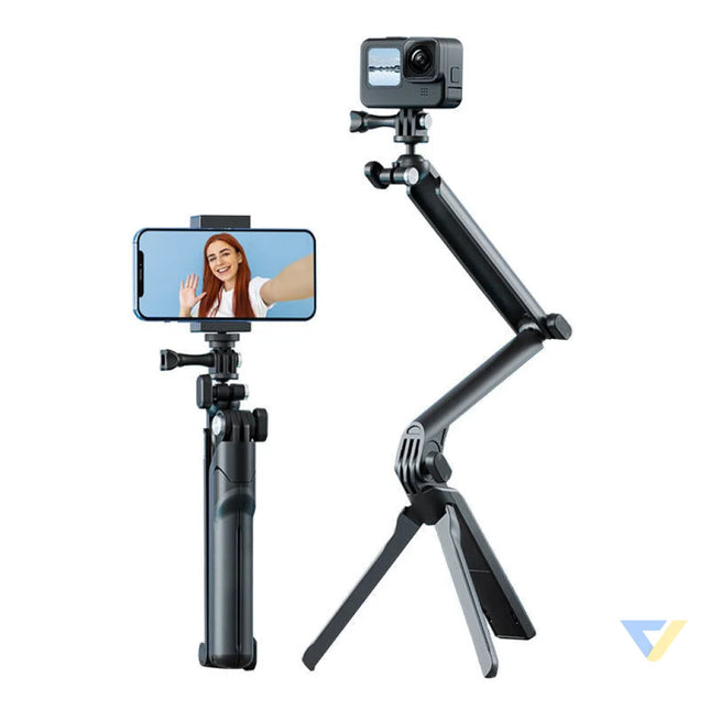TELESIN 3 Way selfie stick tripod for sports cameras Booms and selfie sticks