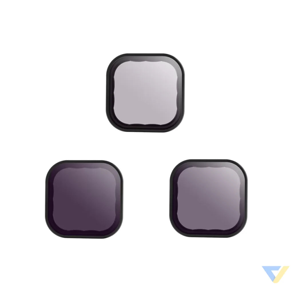 Telesin 8/16/32 ND filter set for GoPro Hero 9 / Hero 10 / Hero 11 / Hero 12 / Mini (GP FLT 902) For sports cameras