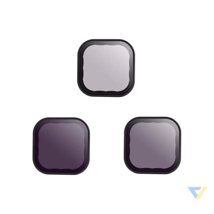 Telesin 8/16/32 ND filter set for GoPro Hero 9 / Hero 10 / Hero 11 / Hero 12 / Mini (GP FLT 902) For sports cameras