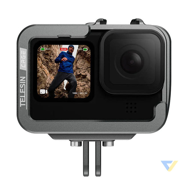 TELESIN Alu cage for GoPro Hero 12/11/10/9 For sports cameras
