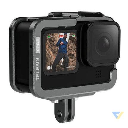 TELESIN Alu cage for GoPro Hero 12/11/10/9 For sports cameras