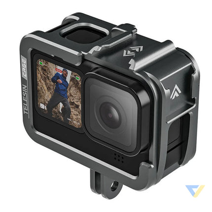 TELESIN Alu cage for GoPro Hero 12/11/10/9 For sports cameras