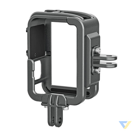 TELESIN Aluminum cage for GoPro Hero 12/11/10/9 + vertical adapter For sports cameras
