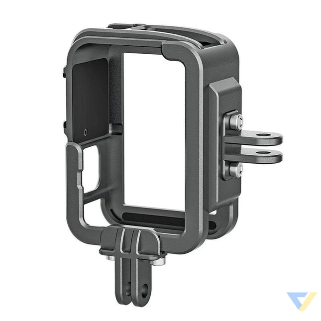 TELESIN Aluminum cage for GoPro Hero 12/11/10/9 + vertical adapter For sports cameras