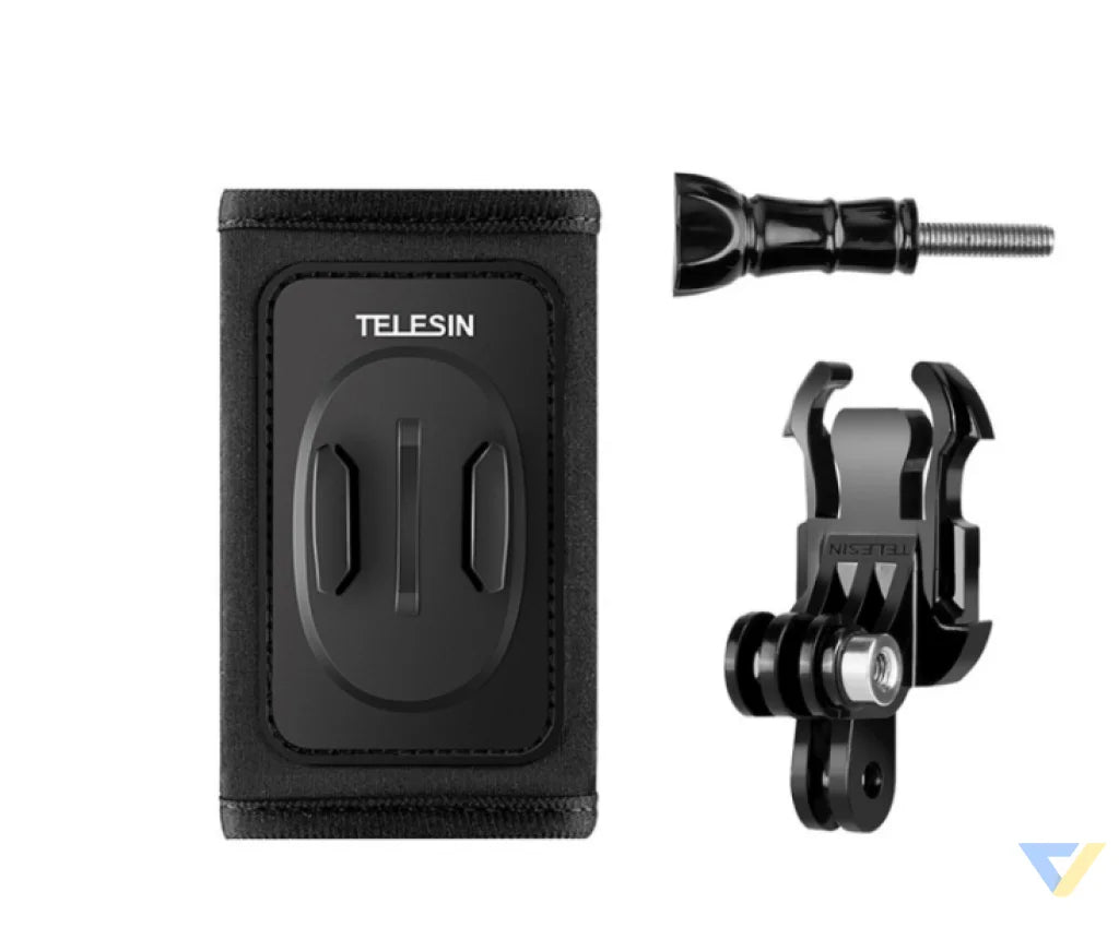 Telesin backpack strap mount with J hook mount for GoPro/Osmo Action (GP BPM 003) Straps mounts and holders