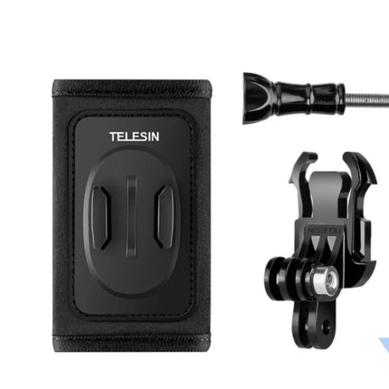 Telesin backpack strap mount with J hook mount for GoPro/Osmo Action (GP BPM 003) Straps mounts and holders