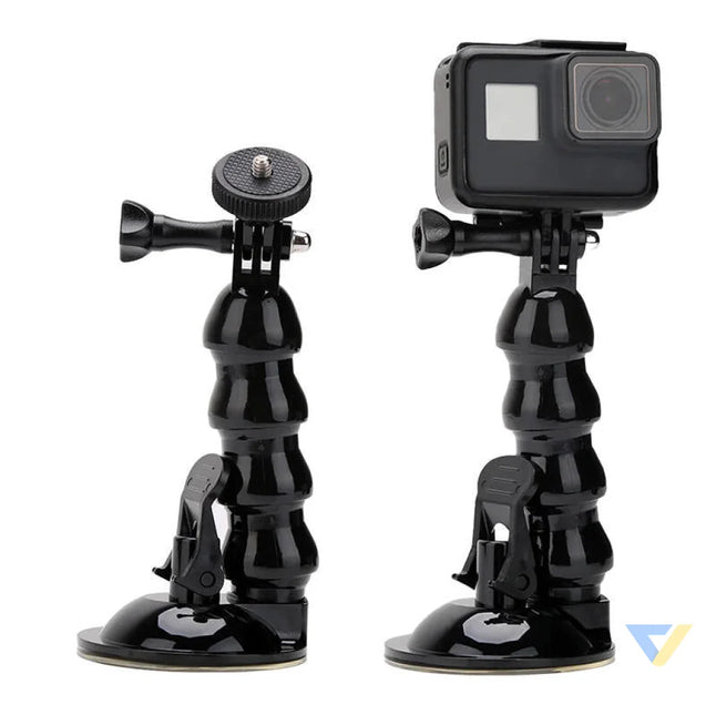 TELESIN car mount with suction cup for sports cameras Bases and stands