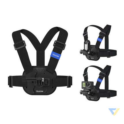 TELESIN chest mount for sports cameras Straps mounts and holders