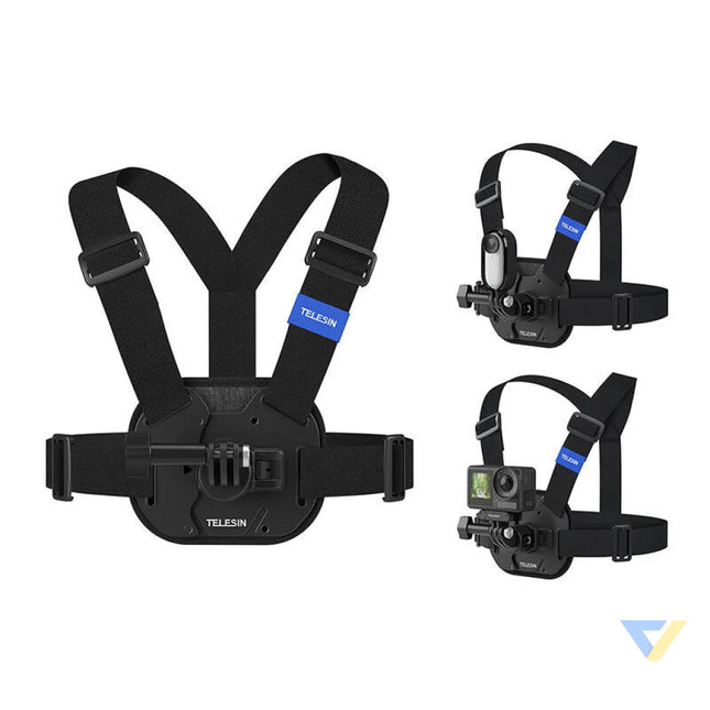 TELESIN chest mount for sports cameras Straps mounts and holders