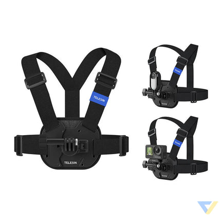 TELESIN chest mount for sports cameras Straps mounts and holders