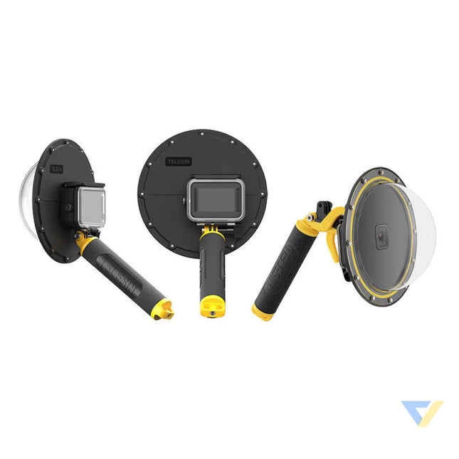 Telesin Dome Port underwater housing for GoPro Hero 13 / 12 / 11 / 10 / 9 (GP DMP T09) Booms and selfie sticks