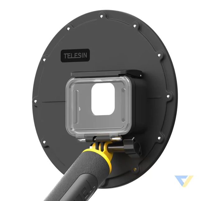 Telesin Dome Port underwater housing for GoPro Hero 13 / 12 / 11 / 10 / 9 (GP DMP T09) Booms and selfie sticks