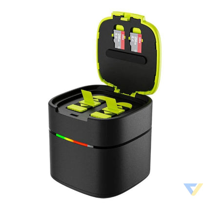 TELESIN Fast charge box + 2 battery for GoPro Hero 9/10/11/12 GP FCK B11 For sports cameras