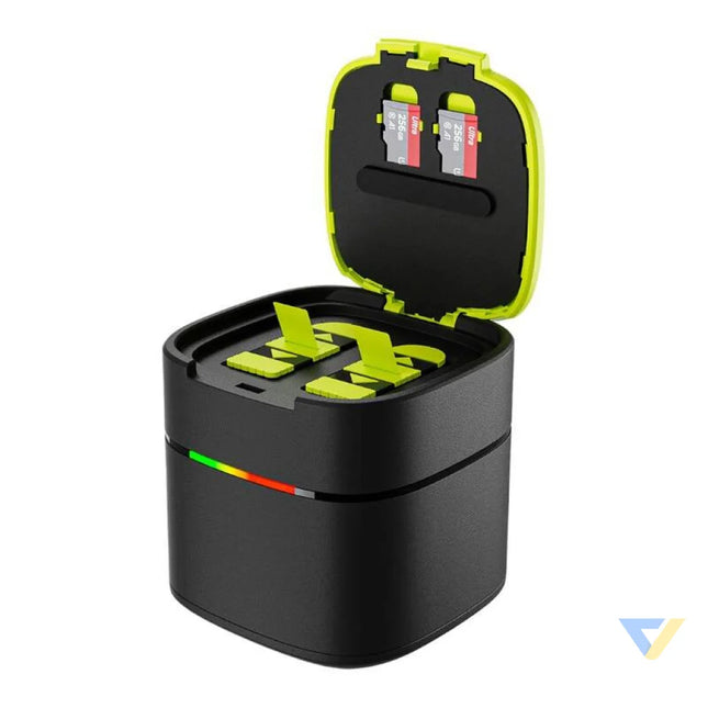 TELESIN Fast charge box + 2 battery for GoPro Hero 9/10/11/12 GP FCK B11 For sports cameras