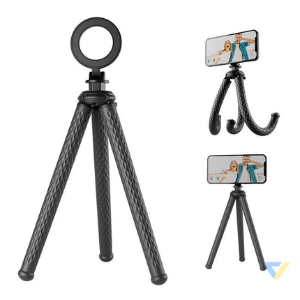 TELESIN flexible tripod for phones (black) Straps mounts and holders