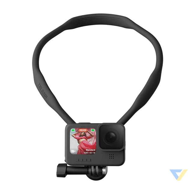 Telesin neck mount with attachment for sports cameras / phones Booms and selfie sticks