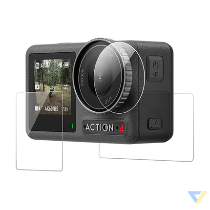 TELESIN tempered glass for DJI Osmo Action 5/4/3 For sports cameras