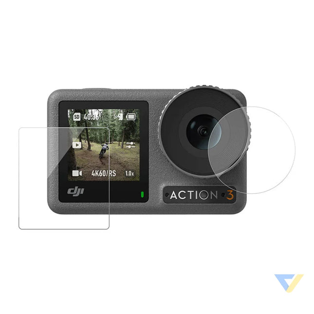 TELESIN tempered glass for DJI Osmo Action 5/4/3 For sports cameras