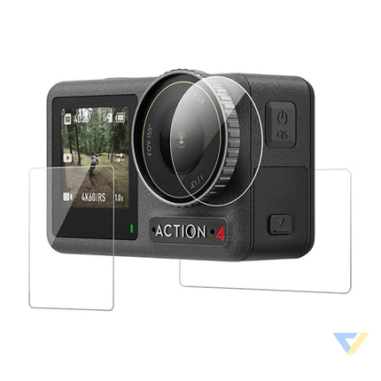 TELESIN tempered glass for DJI Osmo Action 5/4/3 For sports cameras