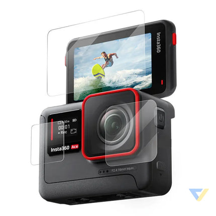 TELESIN tempered glass for Insta360 Ace Pro / Ace camera For sports cameras