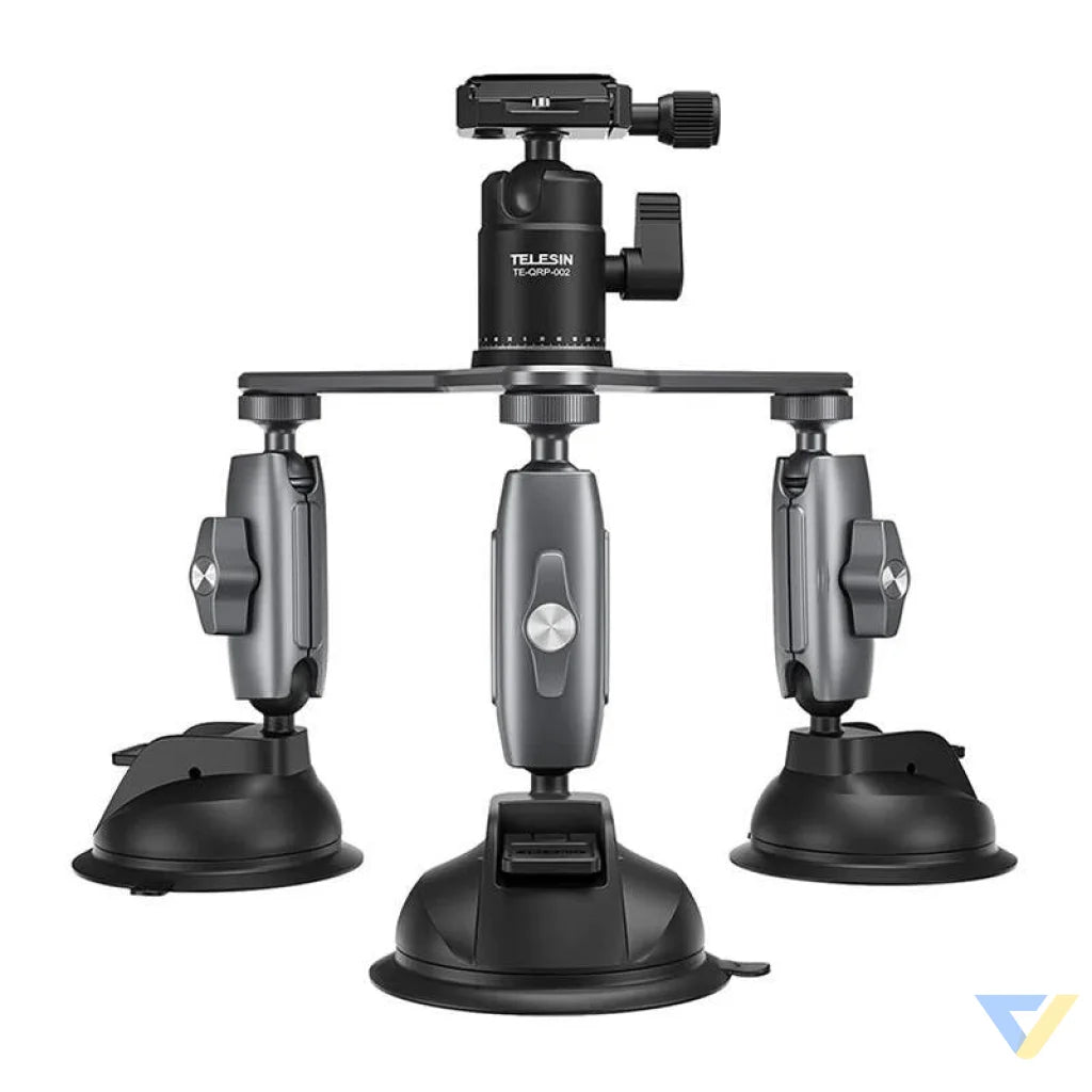 TELESIN Three Arm Suction Mount TE TSB 001 Straps mounts and holders