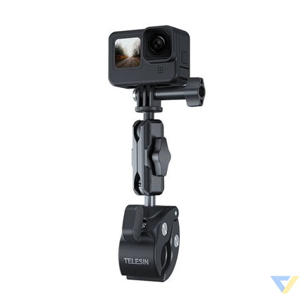 TELESIN Universal Handlebar Tube Clamp Mount for action cameras Booms and selfie sticks