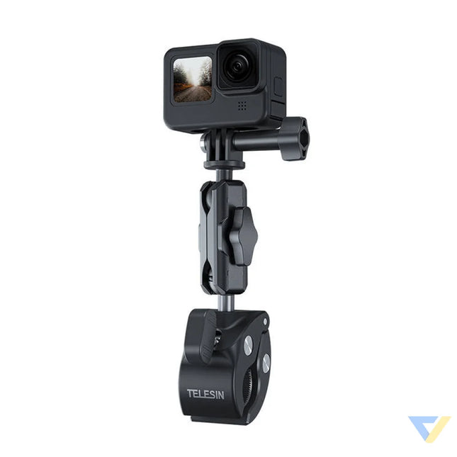 TELESIN Universal Handlebar Tube Clamp Mount for action cameras Booms and selfie sticks