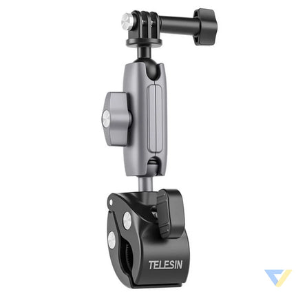 TELESIN Universal Handlebar Tube Clamp Mount for sport cameras (aluminum) Booms and selfie sticks