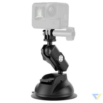 TELESIN Universal Suction Cup Holder with phone holder and action camera mounting TE SUC 012 Straps mounts and holders
