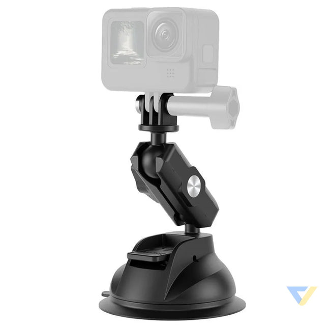 TELESIN Universal Suction Cup Holder with phone holder and action camera mounting TE SUC 012 Straps mounts and holders