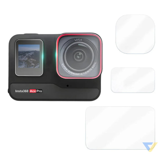 Tempered Glass and PET Film Sunnylife for Insta360 Ace Pro For sports cameras