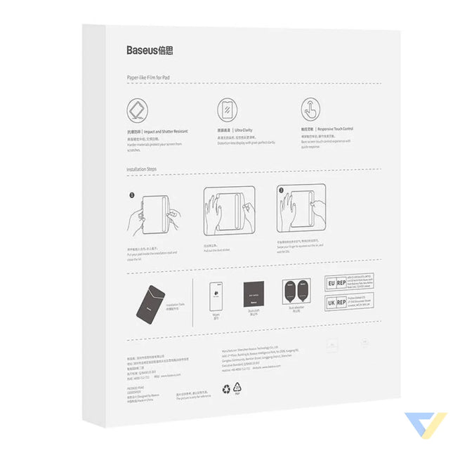 Tempered Glass Baseus Corning 0.4 mm for Pas Pro 12.9’’ For tablets