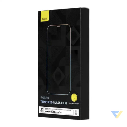 Tempered Glass Baseus Corning for iPhone 13/13 Pro/14 with built in dust filter For smartphones