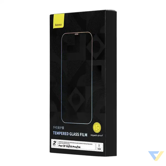 Tempered Glass Baseus Corning for iPhone 13/13 Pro/14 with built in dust filter For smartphones