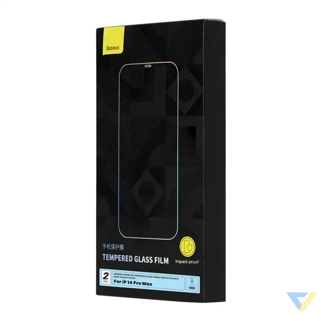 Tempered Glass Baseus Corning for iPhone 14 Pro with built in dust filter For smartphones
